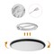Round LED Ceiling Light Fixture Modern Flush Mount 36W 6500K Cool Daylight Energy Ideal for Office Kitchen Bedroom Living Room Bathroom Dining Room Hallway and Entryway